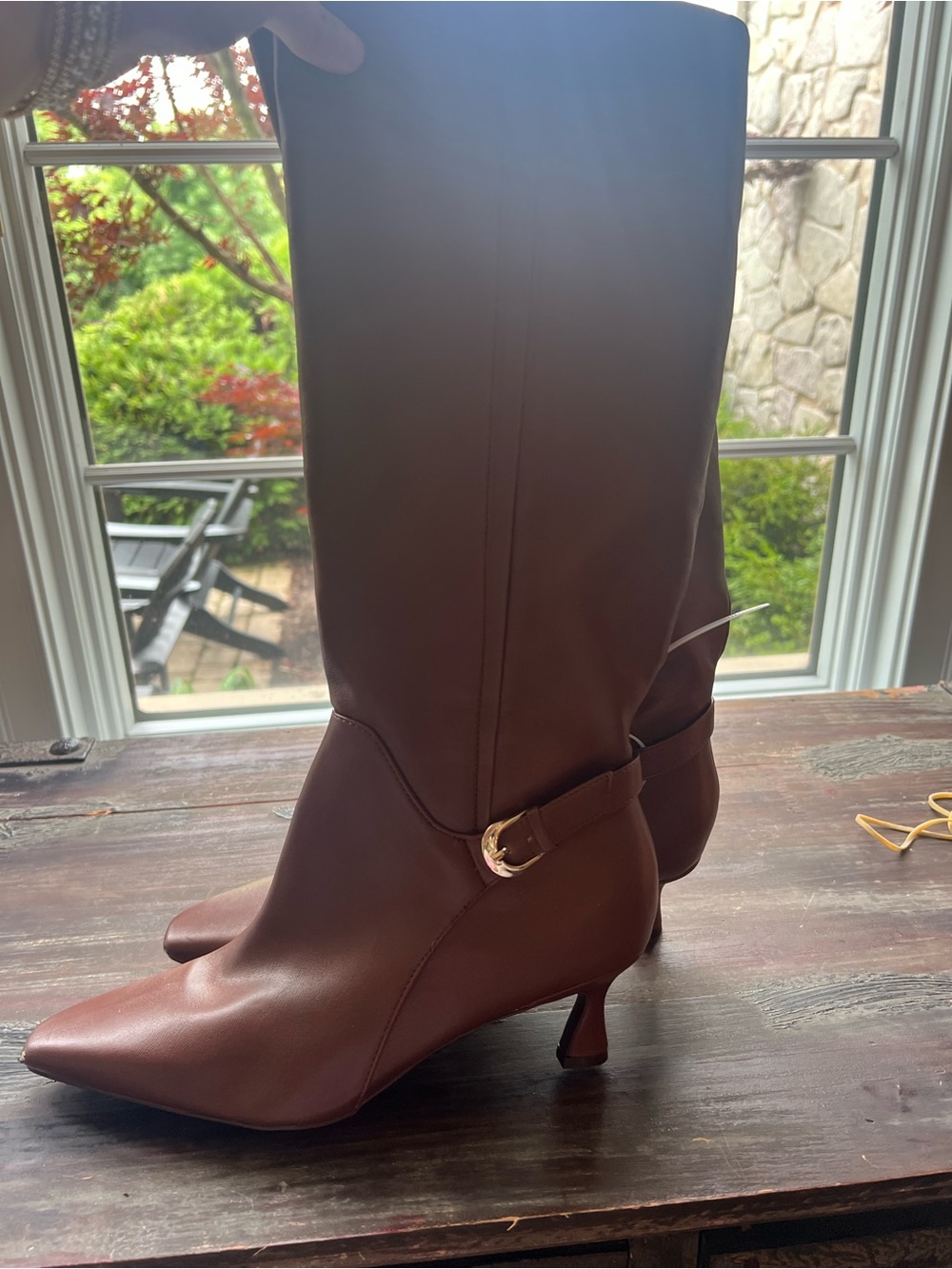 Naturalizer Woman’s Eartha Wide Calf Fashion Boot Cappuccino size 8.5